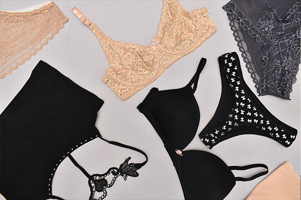 Random lingerie spread around